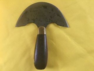 Vintage 1880 - 1900 CS Osborne & CO.  Newark NJ 5” round knife for leather cutting 5