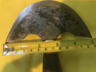 Vintage 1880 - 1900 CS Osborne & CO.  Newark NJ 5” round knife for leather cutting 8