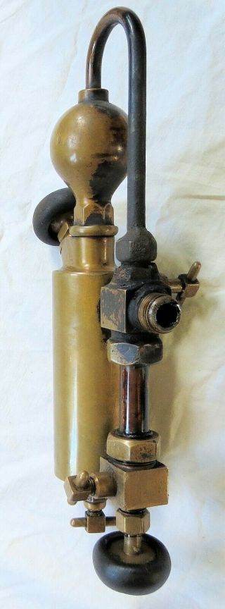 Simplex Nathan Mfg Co Brass Oiler Lubricator Steam Engine Vtg Old Antique 2