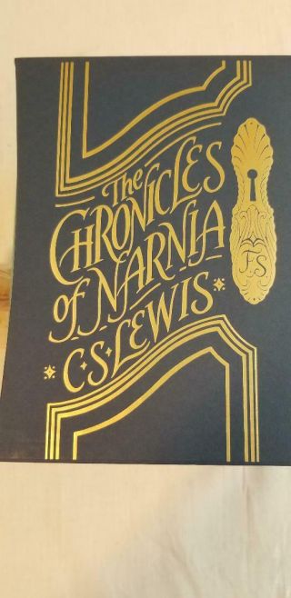 RARE Folio Society,  The Chronicles of Narnia 2012 In LIKE,  W/ Slip - case 3