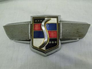 Vintage 1947 1948 1949 Studebaker Champion Hood Emblem Ornament