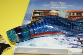 Joe Yee Vintage Triple Blue Apollo Tuna Ahi Salt Water Big Game Trolling Lure