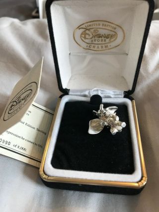 Limited Edition Sterling Silver Disney Charm Dumbo Vintage 4