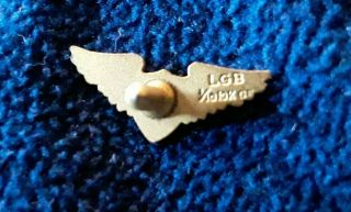 ASI Wings Pin,  LGB 10K GF (GOLD PLATED FILLED). 5