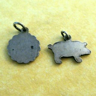 Vintage German Enameled Good Luck Charms Lucky 13 Lucky Pig 4