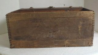 Vintage Gerstner Oak Machinists Tool Box 3