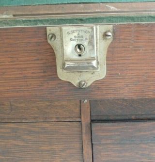 Vintage Gerstner Oak Machinists Tool Box 6