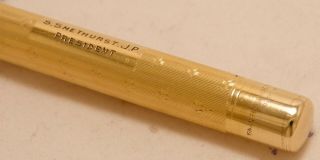 VINTAGE 1930 ' S GOLD FILLED FULL SIZE SWAN MABIE TODD LEVER FILL FOUNTAIN PEN 4