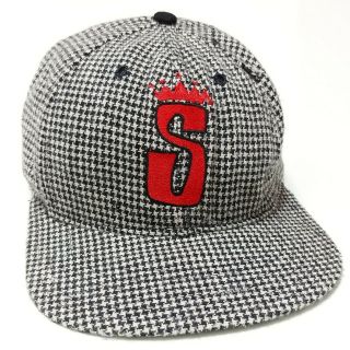 Stussy Capz Snapback Hat Vintage Skateboard 1990s Usa Made Hype Street Wear
