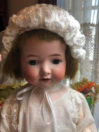 Antique Germany Heubach Bisque Head Doll 320 7 21 