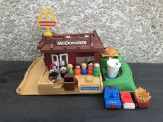 VINTAGE FISHER PRICE LITTLE PEOPLE McDONALD ' S 2552 Rare Classic 5