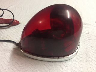 Vintage Federal Signal Teardrop Light Fire Ball FB1 Police Fire 3