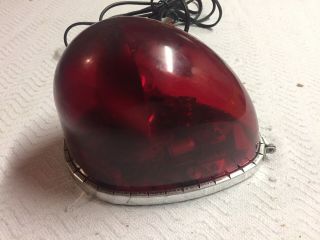 Vintage Federal Signal Teardrop Light Fire Ball FB1 Police Fire 6