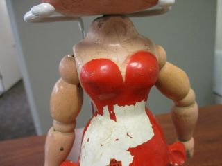 VINTAGE 1930 ' s FLEISCHER STUDIOS WOOD & COMPOSITION JOINTED BETTY BOOP DOLL 3