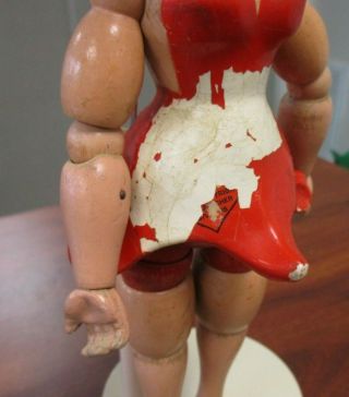 VINTAGE 1930 ' s FLEISCHER STUDIOS WOOD & COMPOSITION JOINTED BETTY BOOP DOLL 6