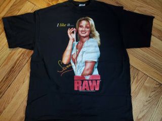 Vintage Wwf Monday Night Raw Sunny Tammy Lynn T - Shirt Sz Xxl 90s Ecw Wcw Wwe