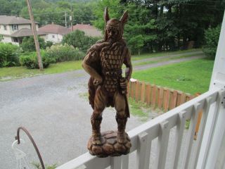 [17.  75 " ] Large,  Vintage=thoar/viking Figurine Mythology Heavy,  Expertly Crafted