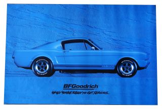 1966 Shelby Gt350 Mustang Bf Goodrich Poster Vintage (1994) 24x36