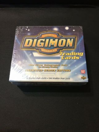 1999 Digimon Booster Box 24 Pac Vintage First Prints 24 Packs