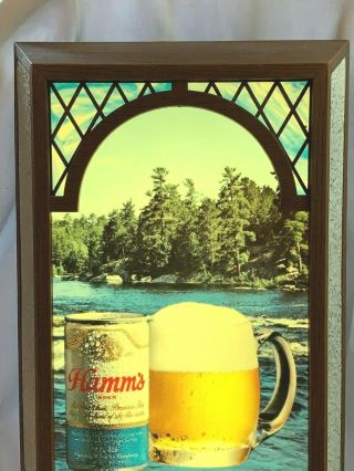 Vintage Hamm ' s Beer Sign Light T.  A Schultz Co 4