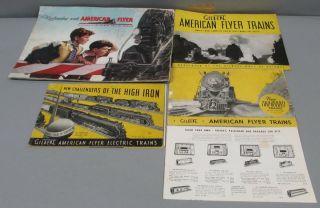 American Flyer Vintage Catalogs: 1939,  1938,  1940,  1946 [4]