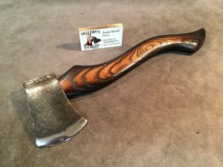 Vintage US military ? axe hatchet hammer POLISHED custom JESSE REED handle 3
