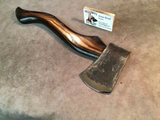 Vintage US military ? axe hatchet hammer POLISHED custom JESSE REED handle 4