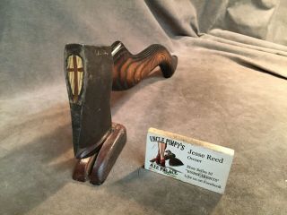 Vintage US military ? axe hatchet hammer POLISHED custom JESSE REED handle 8