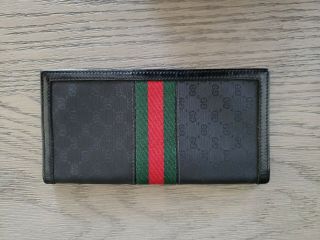100 Authentic Gucci Long Wallet - Microguccissima,  Sherry -,  Vintage