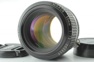 ”rare Optical Top " Nikon Ai - S Ais Nikkor 50mm F1.  2 F Mount From Japan 093