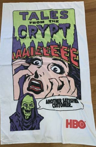 Vintage Hbo Promo Tales From The Crypt Beach Towel 1990s