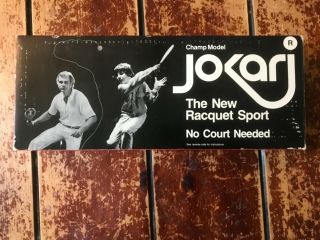 Vintage Jokari Racquet Sport Game Complete W/ Box 1975