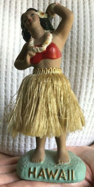 Vintage Hula Girl Nodder Hawaii - Victoria Ceramics Made In Japan