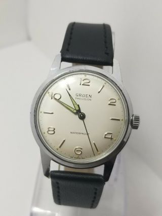 Vintage Gruen Precision 17j N510ss Men’s Wristwatch 1960’s
