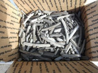 60,  Lbs Of,  Scrap,  Lead Vintage Wheel Weights.  (as Found) (must Read Ad)