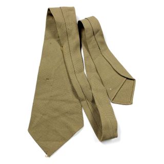 Wwii Us Army Usmc Marine Corps Khaki Tan Wool Uniform Dress Neck Tie Necktie