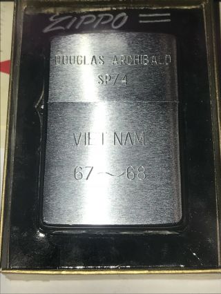 Vintage Authenticated Vietnam War Zippo Lighter - 359th Transportation Company 2