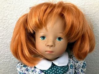 Vintage Germany Gotz Sylvia Natterer 14 " All Vinyl Girl Doll " Marked "