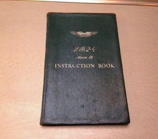 Aston Martin Db2 - 4 Instruction Book Mk 3 - Very Rare & In Great Order For Age
