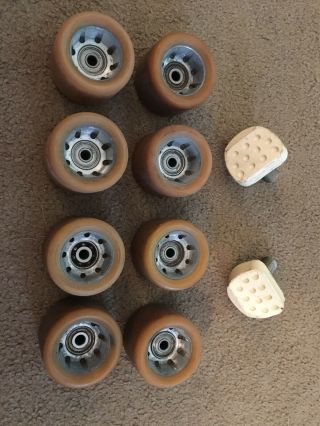 Vintage Aluminum Mag Roller Skate Wheels