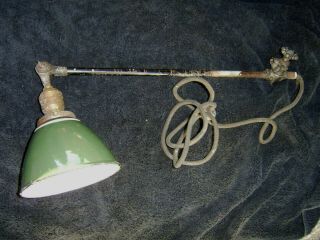 Vintage O.  C.  White Industrial Articulating Light