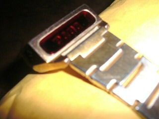 Vintage 1970 ' s MIDO SWISSONIC LED Watch wristwatch 5
