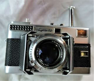 Vintage Voigtlander Vitessa 35mm Camera Ultron 1:2/50mm Lens & Case