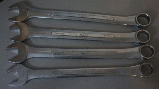 Vintage Sk Tools Jumbo Sae Combination Wrenches C40 C42 C44 C48 Made In Usa