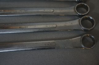 Vintage SK Tools Jumbo SAE Combination Wrenches C40 c42 c44 C48 Made in USA 3
