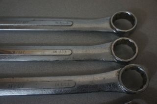 Vintage SK Tools Jumbo SAE Combination Wrenches C40 c42 c44 C48 Made in USA 4