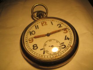 Vintage Pocket Watch Military