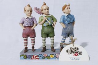 Rare Jim Shore Lollipop Guild Wizard Of Oz Welcome To Munchkinland 4031507