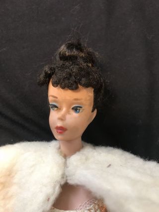 1960s Vintage Barbie Doll Black Hair Japan In Outfit And Shoes