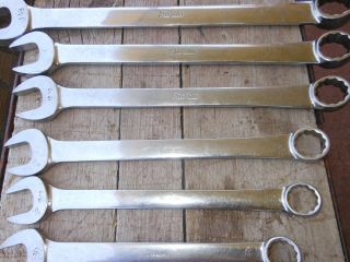 Vintage Snap On 11 Piece Combination Wrench Set 1/2 - 15/16 